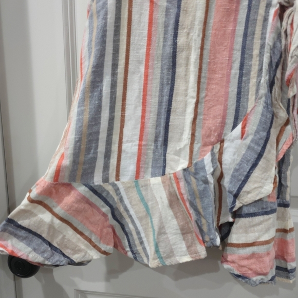 Express Mini Strappy Dress, Faux Wrap Style With Flutter Hem - Picture 13 of 15